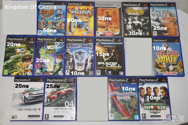 Игри за PS2 Extreme Skate Adventure/FreekStyle/Jak 3/Ben 10/The Getaway/Colin McRae 04/FightBox, снимка 1
