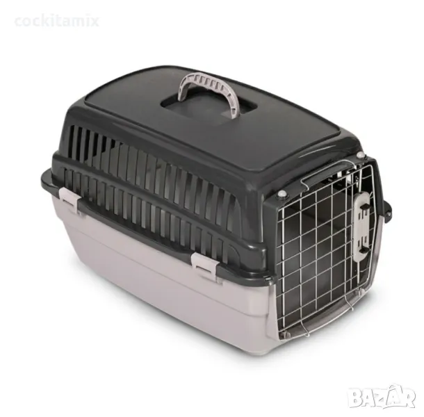 Транспортна клетка VOYAGER IATA размер М черна - 54 / 35 / 34см, снимка 1