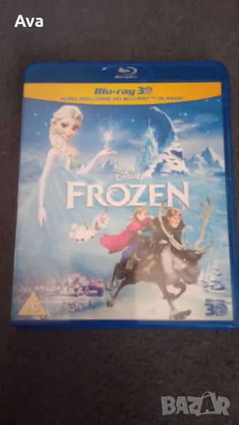 Frozen blu ray disk + 3D disk, снимка 1