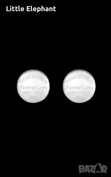 Сребърни обеци,бранд"Tiffany&Co"/нови, снимка 1