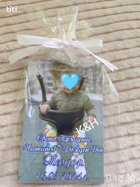 Магнитчета Подаръчета за вашите гости за Кръщене, снимка 1