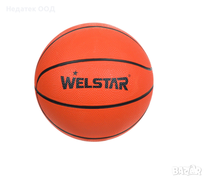 Баскетболна топка, оранжевa, Welstar, No.3, снимка 1