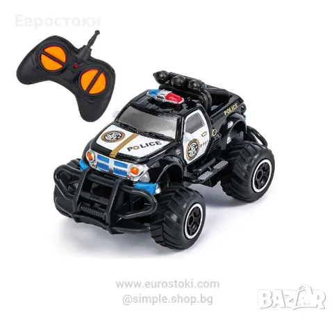 Играчка радиоуправляема полицейска кола Rock Crawler Police 6146, снимка 1