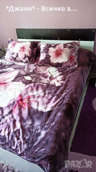 💜 Спален комплект с матрак💜♥️ черно и бяло 🤍🖤като ново, снимка 1