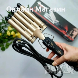 12 м гаранция Ретро преса с пет цилиндъра Gemei / Входящо напрежение – 220V; Мощност – 45 W; Керамич, снимка 1