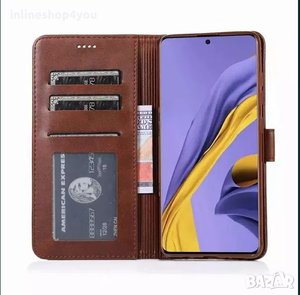 Кожен Калъф Тефтер за Samsung Galaxy A71 с магнит /360 Градуса А71, снимка 1