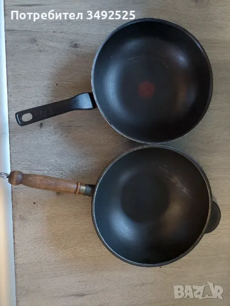 Два големи уок тигана , снимка 1