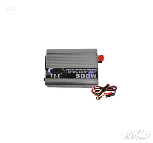 Инвертор 500w, DC 12 V към AC 220V, снимка 1