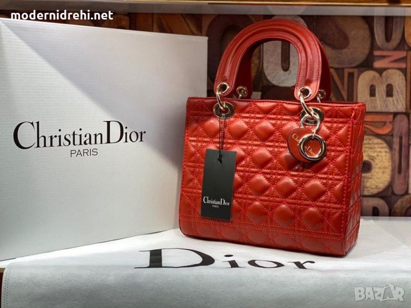 Луксозна Черна чанта Dior , снимка 1