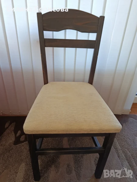Трапезни дърввени столове -4 бр.120лв., снимка 1