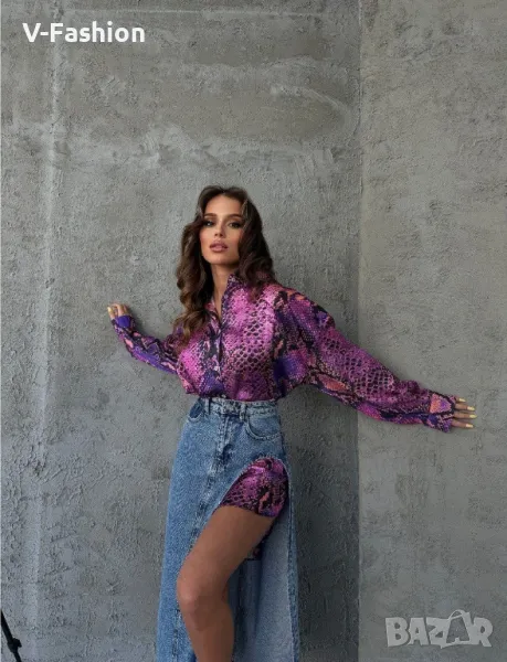 риза лилава , снимка 1