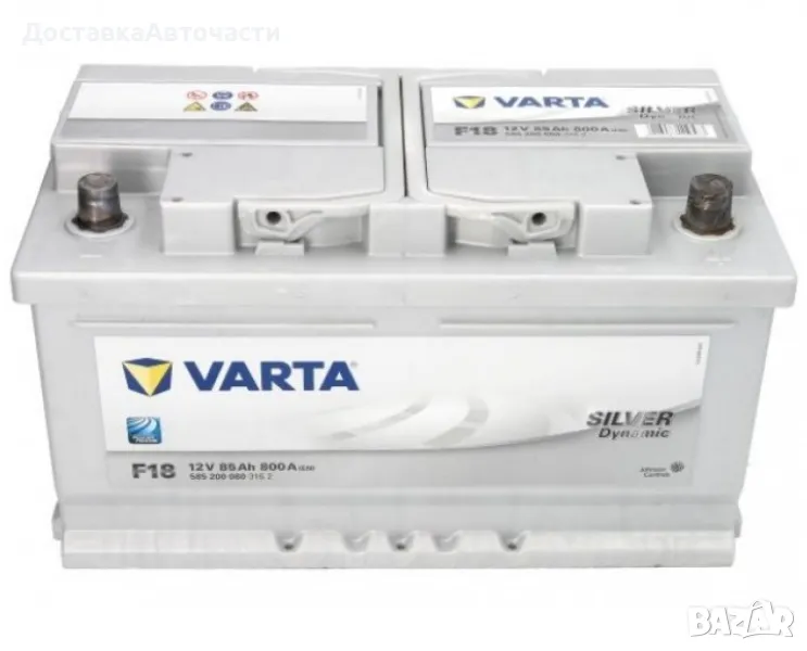 Акумулатор Varta Silver Dynamic 85 Ah SD585200080, снимка 1