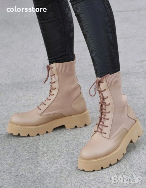 Равни боти - бежови - BTM1, снимка 1