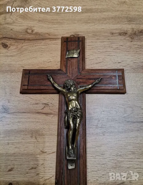Месингови разпятия, кандила , снимка 1
