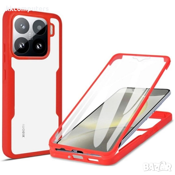 Xiaomi 15 Силиконов Калъф Anti-drop TPU + Acrylic и Протектор, снимка 1