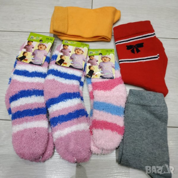 Детски чорапи 3 чифта хавлиени и 3 памучни, снимка 1