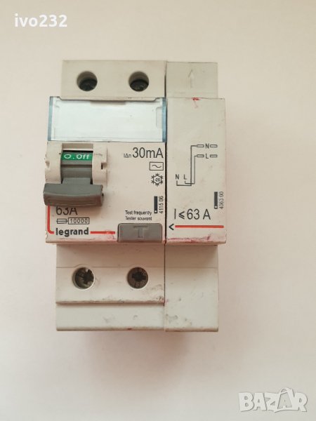 legrand Дефектнотокова защита, снимка 1