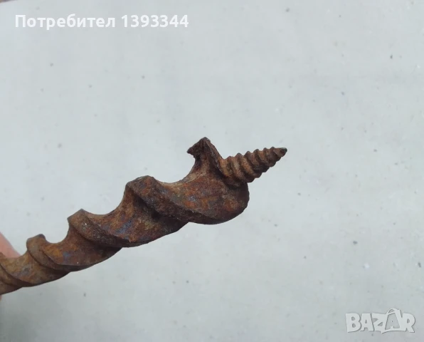 Старо свредло за дърво, снимка 5 - Антикварни и старинни предмети - 50492739
