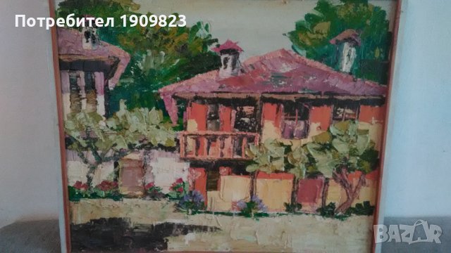 Стара картина Димитър Пачов , снимка 5 - Картини - 40256161
