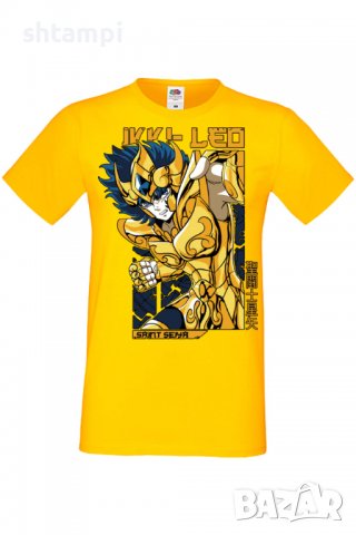 Мъжка тениска Saint Seiya Leo Aiolia 01,Анимация,игра,Празник,Повод,, снимка 10 - Тениски - 38122923