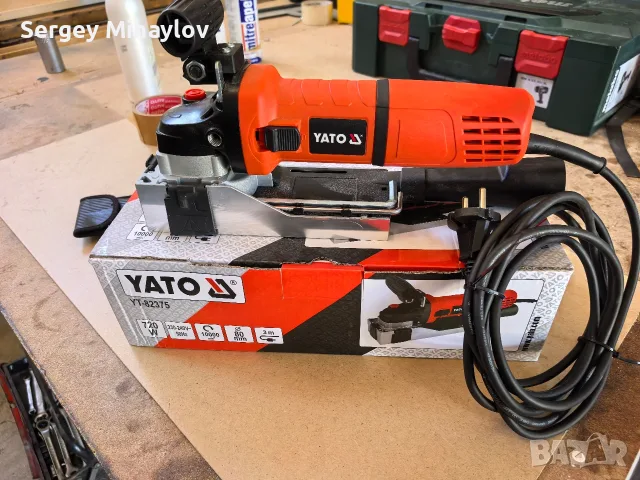 лакфреза Yato машина за сваляне на лаково покритие