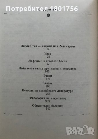 Есета върху литературата и изкуството - Иполит Тен, снимка 4 - Специализирана литература - 29406499