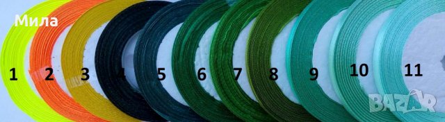 Сатен панделка 6мм/ 22м, снимка 2 - Декорация за дома - 18415666