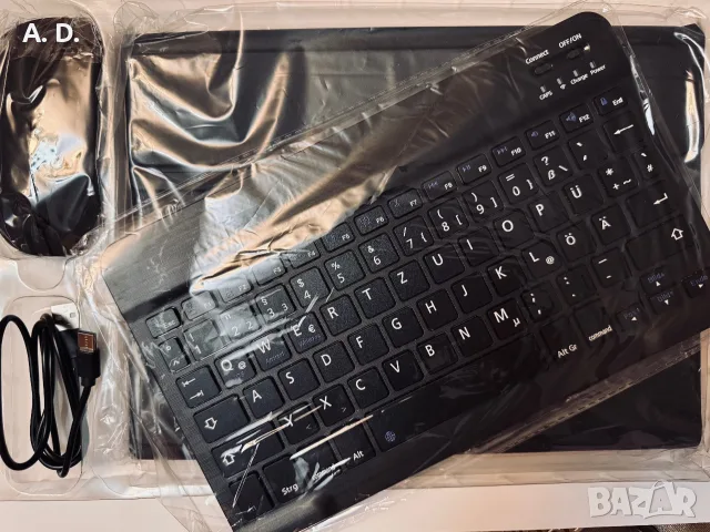 Bluetooth калъф с клавиатура за таблет (TunkArmor) Samsung Galaxy Tab A9+
