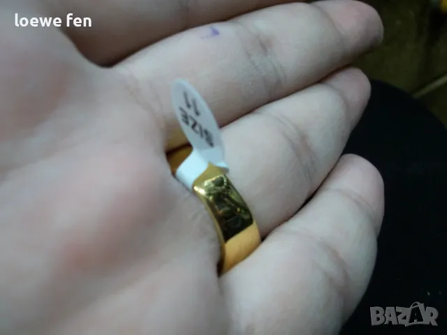 Изключително красив и стилен мъжки пръстен Iced Cult Gold - неръждаема стомана златен цвят златист !, снимка 5 - Мъжки - 49650173