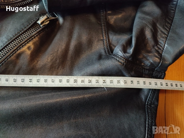 Мъжко оригинално кожено яке рокерия Pepe Jeans Хлл, снимка 10 - Якета - 51953742