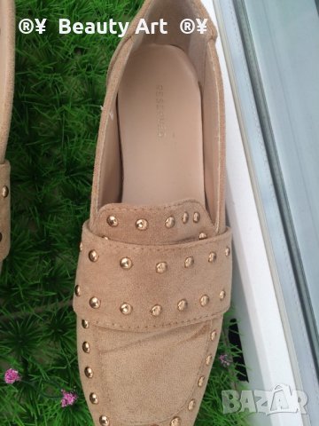 Reserved - велурени обувки , номер 36, снимка 4 - Дамски ежедневни обувки - 30408852