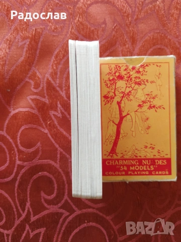 Еротика стари карти за игра , снимка 4 - Карти за игра - 54175720