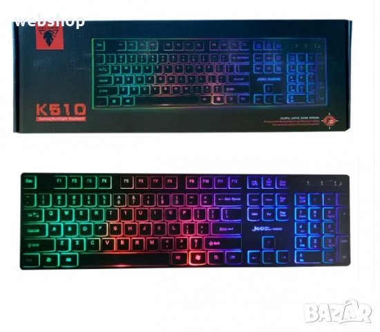 Светеща Геймърска Клавиатура Jedel К510