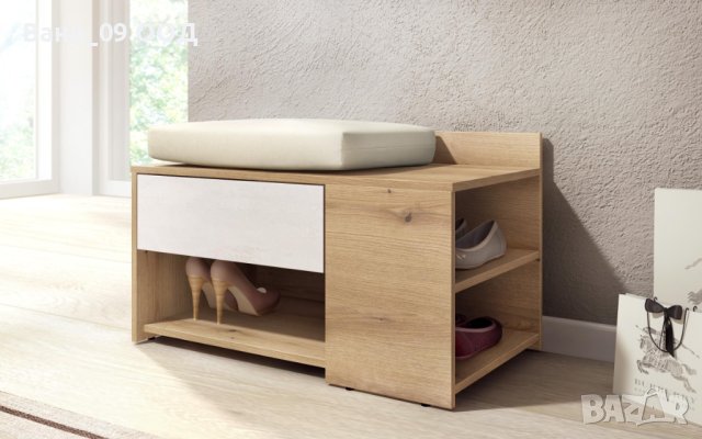 Шкаф за обувки с чекмедже за принадлежности