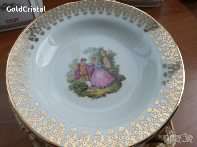 Български порцелан чинии дълбоки