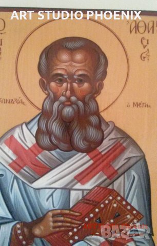 Икона на Свети Атанасий icona Sveti Atanasii, снимка 2 - Икони - 13117184