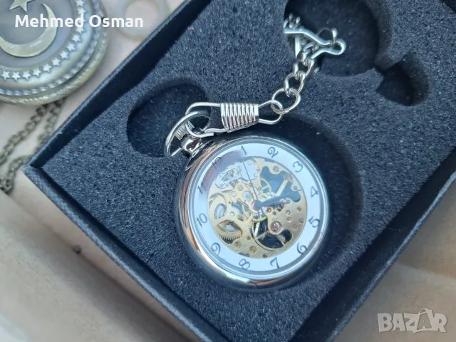 ДЖОБЕН МЕХАНИЧЕН ЧАСОВНИК, снимка 3 - Джобни - 48610410