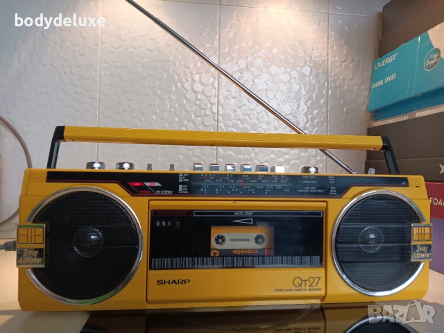 SHARP QT27 радиокасетофон, снимка 3 - Радиокасетофони, транзистори - 53334764