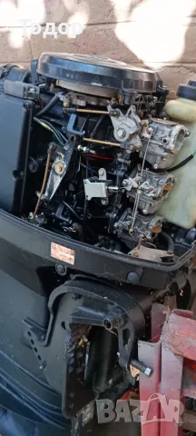 Продавам извънбордов двигател Tohatsu 40HP, 2т, д.б., обслужен, с щамбайн и хидравлика, внос Италия, снимка 5 - Воден транспорт - 56012361