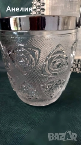 Фруктиери, чаши, за лед релефно стъкло, снимка 10 - Чинии - 51765927