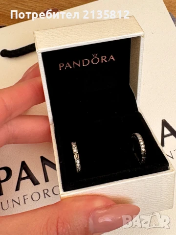 Пандора обеци Pandora , снимка 7 - Обеци - 50633452
