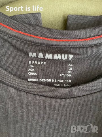 Дамска памучна блуза Mammut Core ML Crew, черна, размер М и XL, снимка 10 - Блузи с дълъг ръкав и пуловери - 42355146