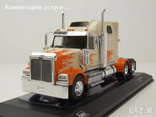 Western Star 4900 Zugmaschine 2000 влекач - мащаб 1:43 на ixo моделът е нов в PVC дисплей-кейс