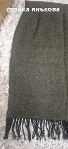 Продавам масленозелена пола с ресни, снимка 3 - Поли - 47730971