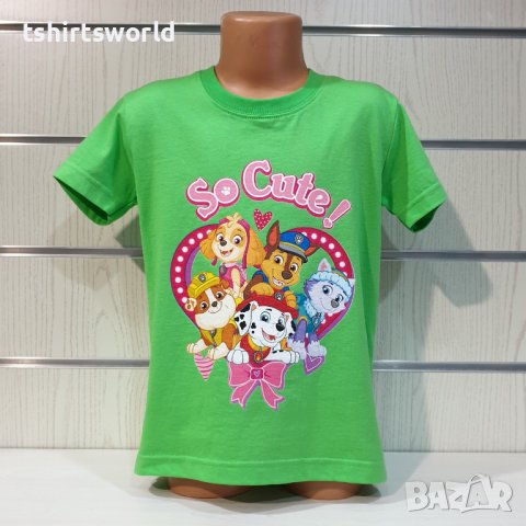 Нова детска тениска с дигитален печат PAW Patrol (Пес патрул) - So Cute