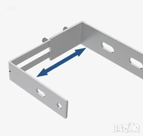 2 бр. Регулируема кука за монтаж на слънчев панел за балкон., снимка 7 - Други стоки за дома - 52936822