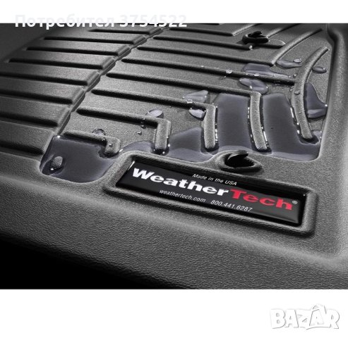 Стелки гумени WeatherTech - USA, черни, снимка 10 - Аксесоари и консумативи - 42624569