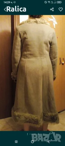 Дамски Кожух от агнешка кожа, снимка 2 - Палта, манта - 24219687