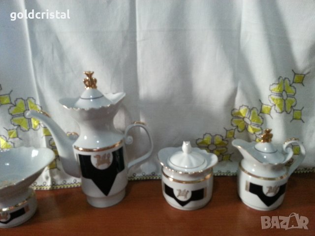 Руски порцелан залатой пегас, снимка 5 - Антикварни и старинни предмети - 42869713