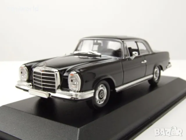 Mercedes-Benz 280 SE 3.5 Coupe W111 1970 - мащаб 1:43 на Maxichamps моделът е нов в PVC дисплей-кейс